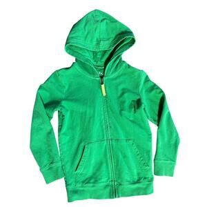 Primary Unisex Hoodie Sweatshirt in Bright Grass Green Size 6-7